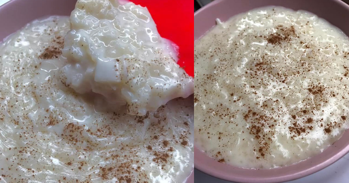 receita de arroz doce