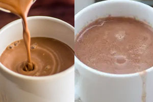 chocolate quente cremoso