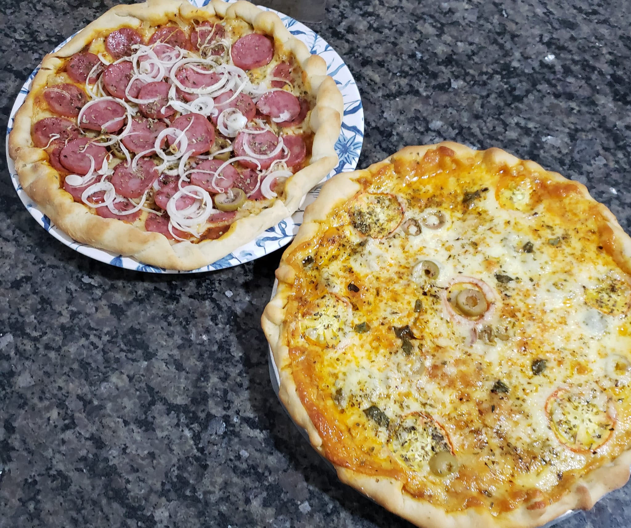 receita pizza caseira