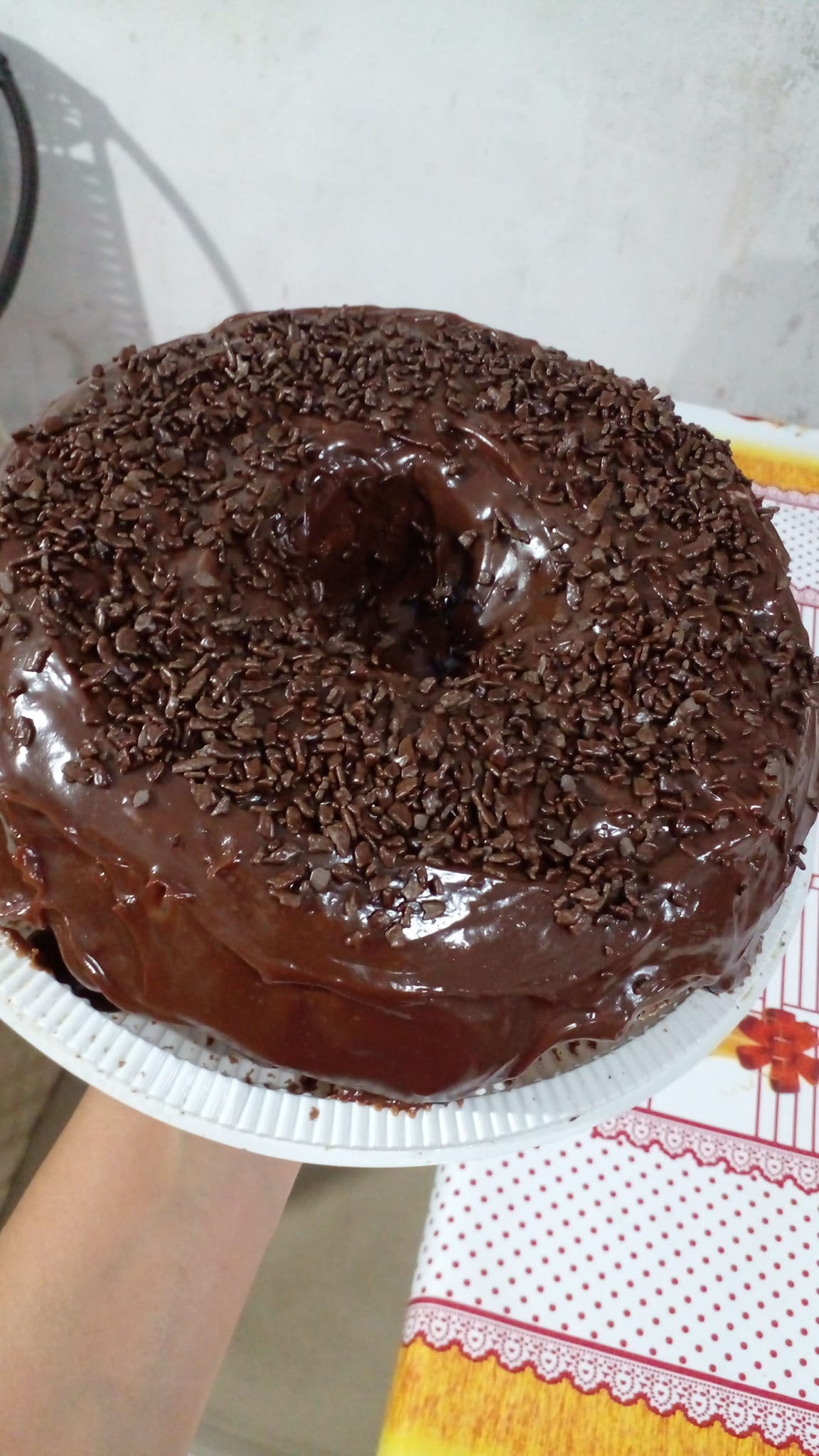 bolo caseiro brigadeiro