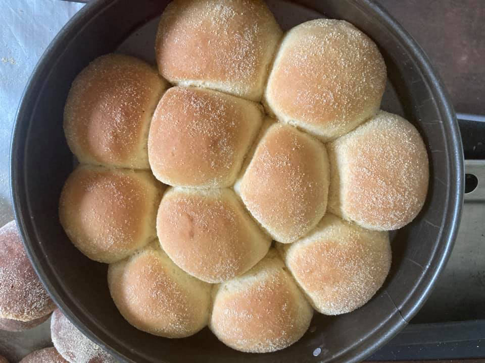 Receita de mini pão caseiro 