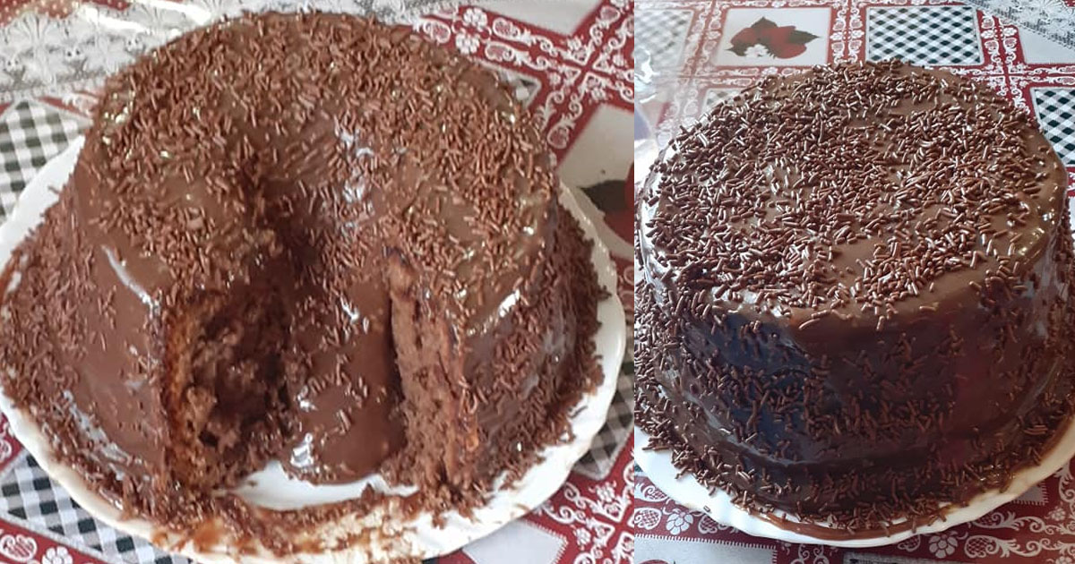 receita bolo vulcao chocolate