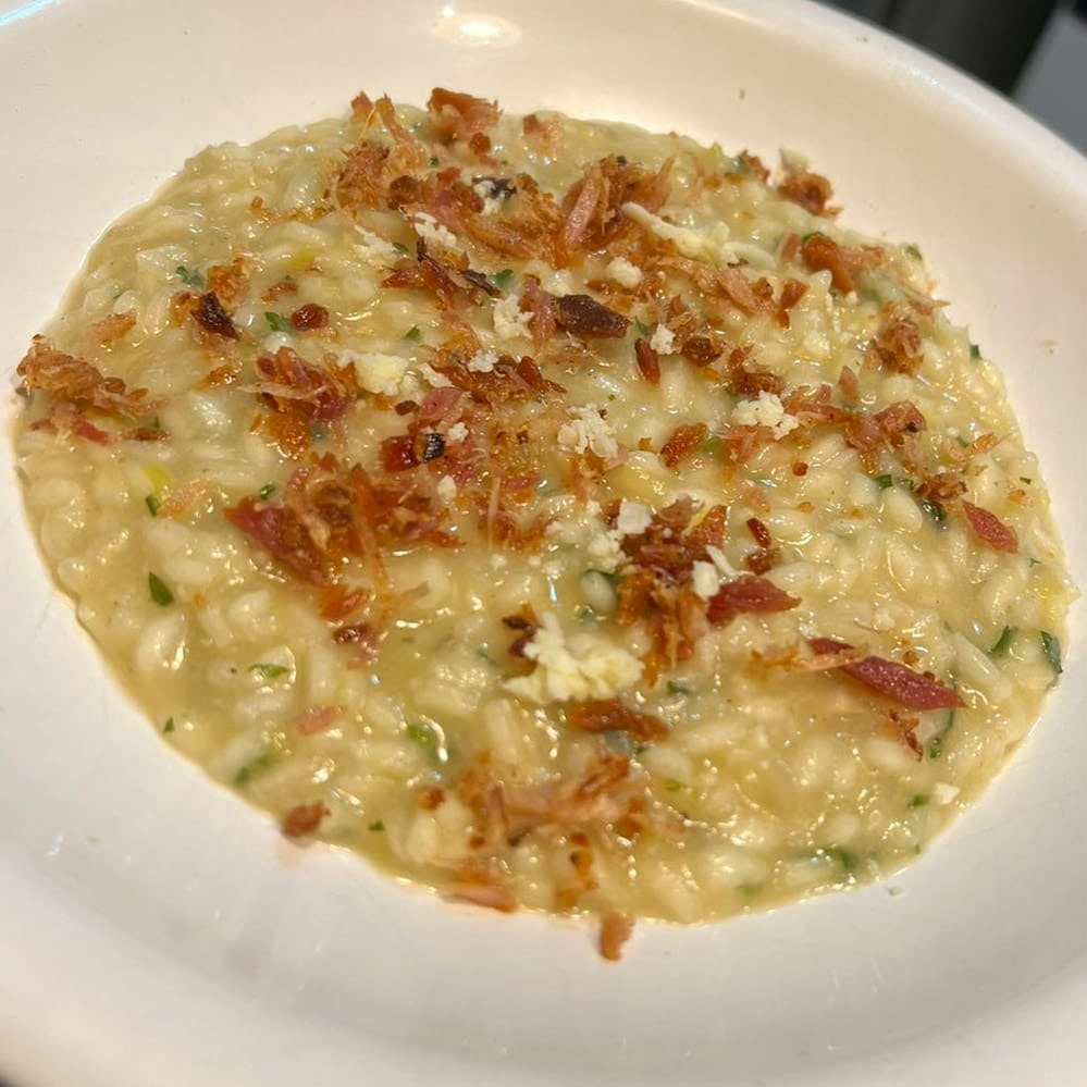 risoto de bacon