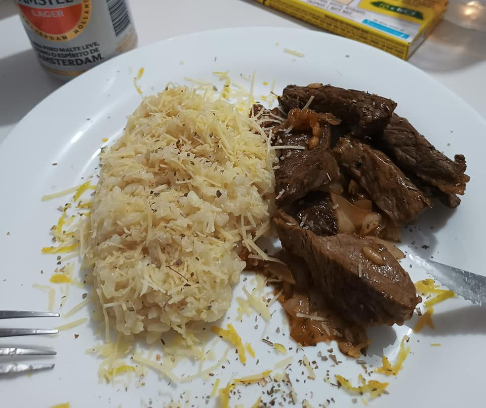 risoto limao siciliano com acompanhamento