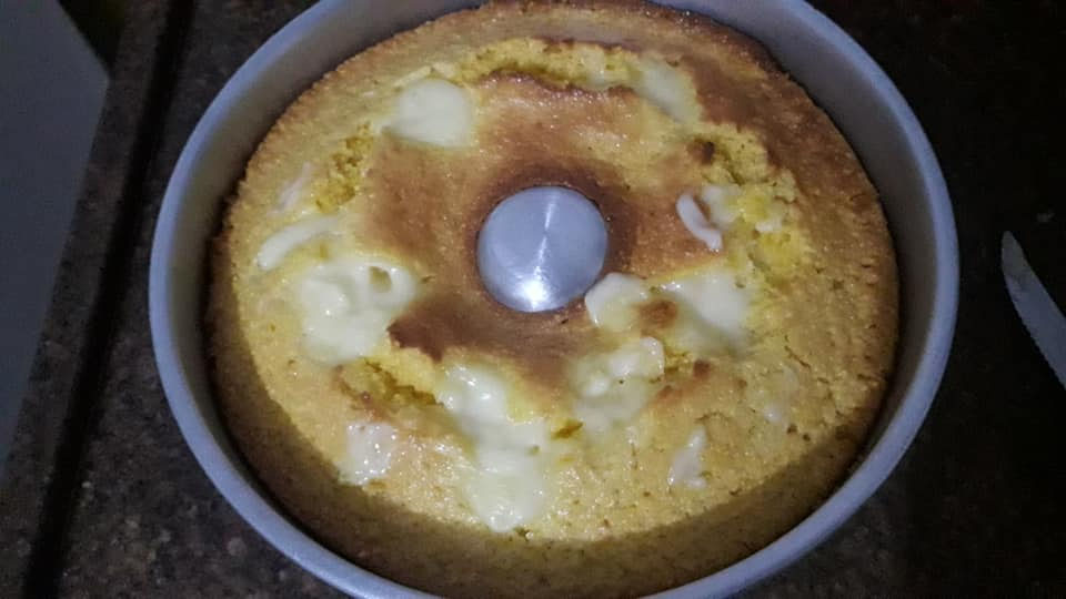 Bolo de Pamonha Cremoso com Queijo