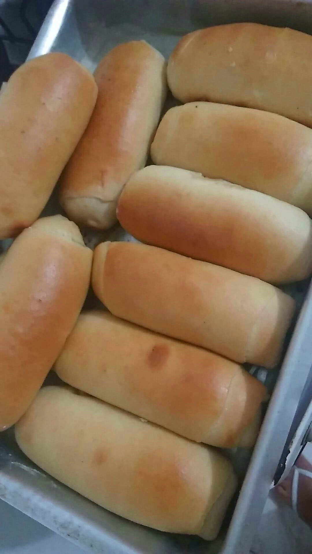 receita de pão de cachorro quente