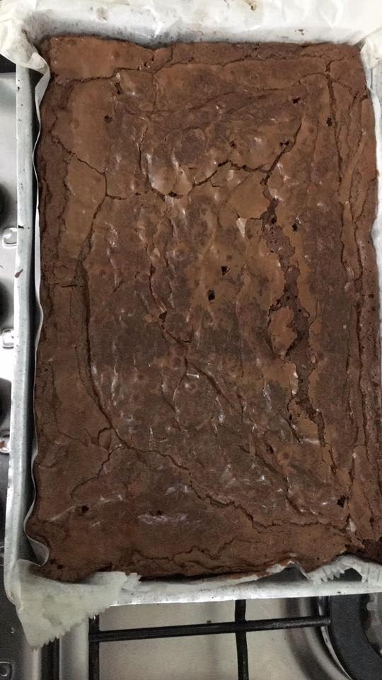 massa de brownie