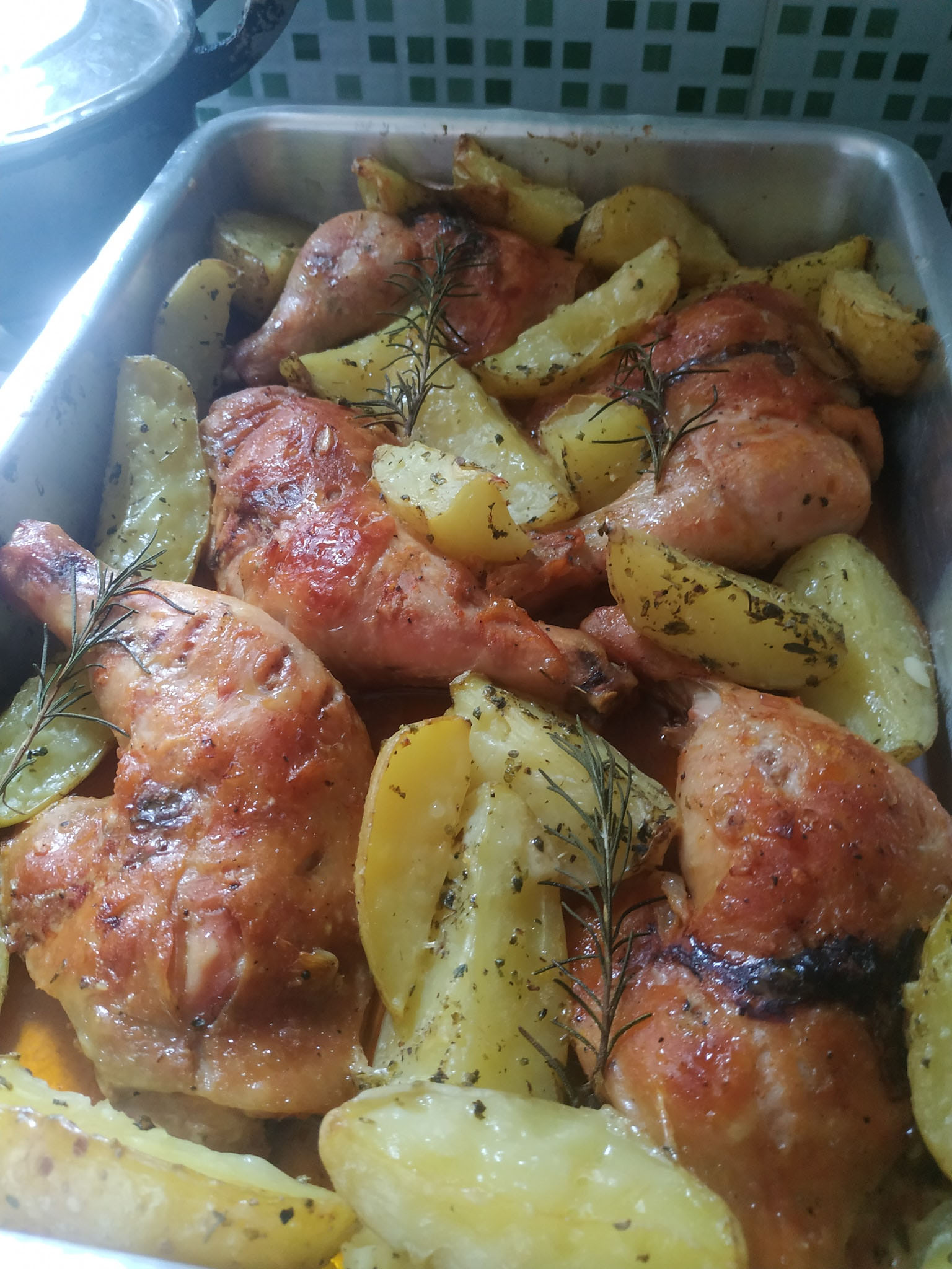 coxa frango com batata