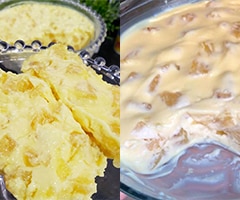 receita gelado abacaxi